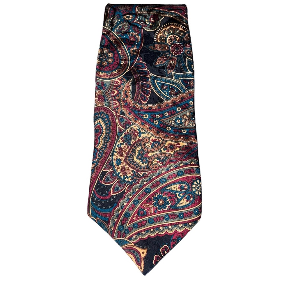 CHRISTIAN DIOR | Vintage Silk Paisley Tie
